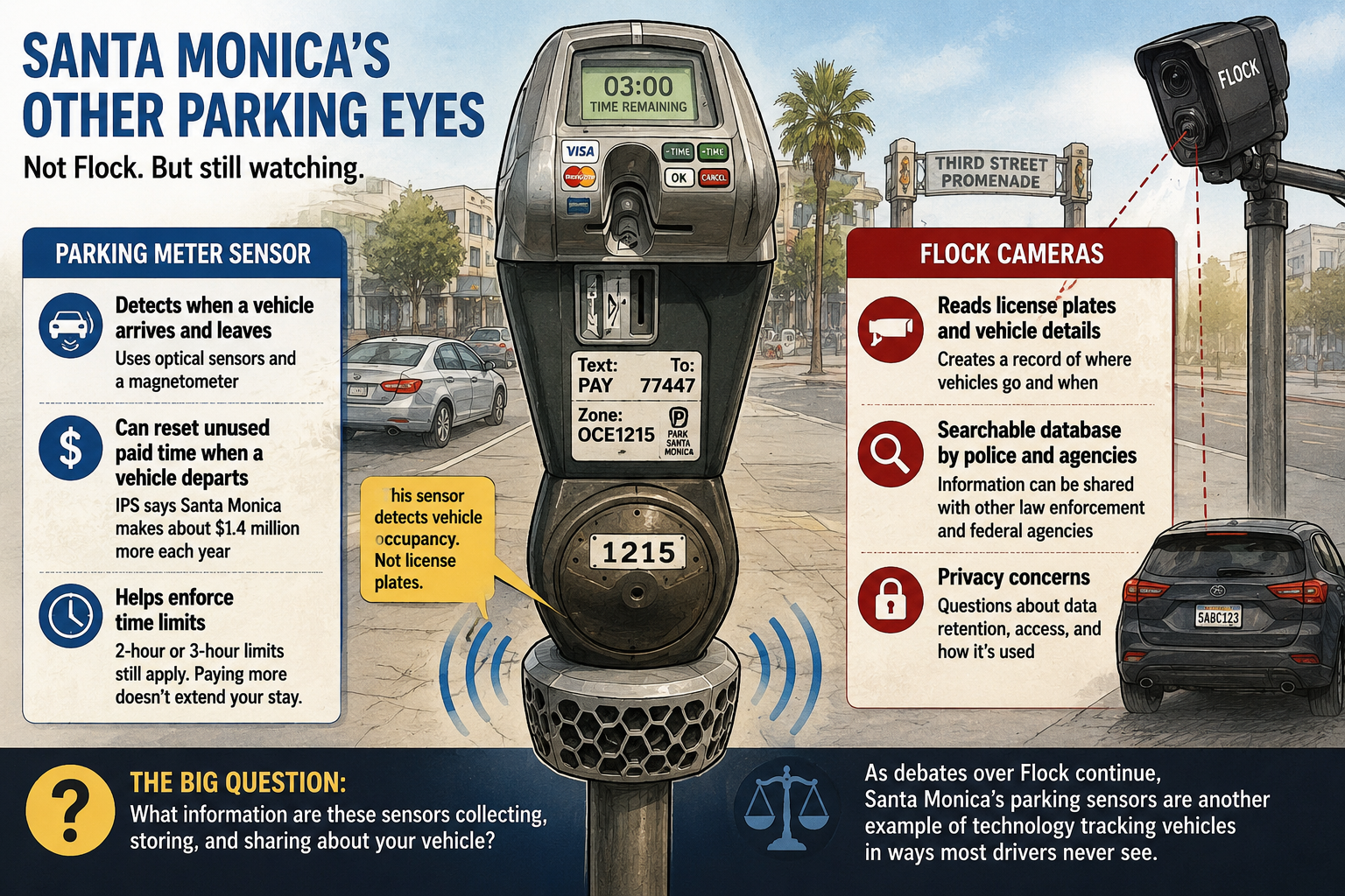 What's Up With The Parking Meters In Santa Monica? 1 infor gr sm parking vs flock