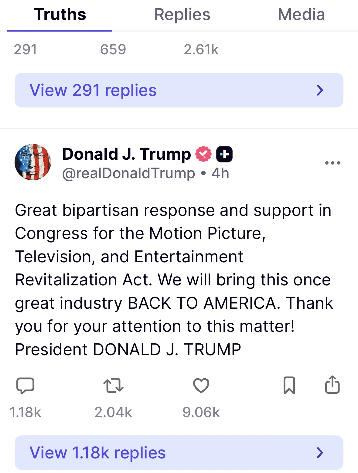 Pigs Fly Again: Schiff Supports Trump On Movie/TV/Entertainment Act 3 trump voight 2