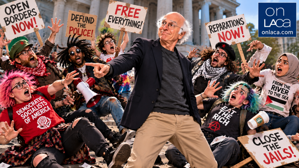 larry david schools the socialists